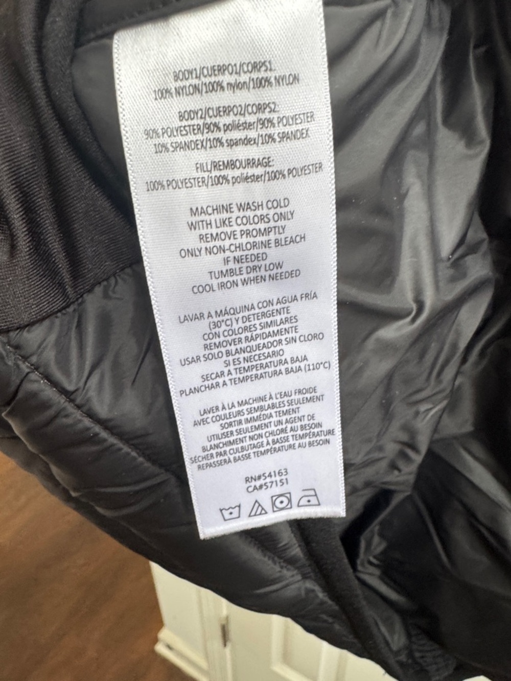 Calvin Klein Black Quilted Performance Vest - Picture 8 of 8
